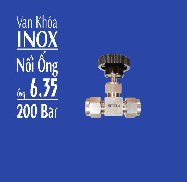 Van Khóa Inox Nối ống 100bar Phi 635
